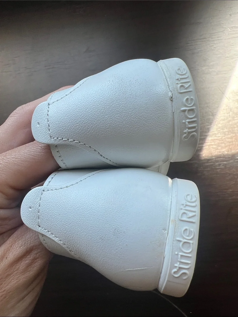 Stride Rite Classic White Kids Lace-Up Shoes
